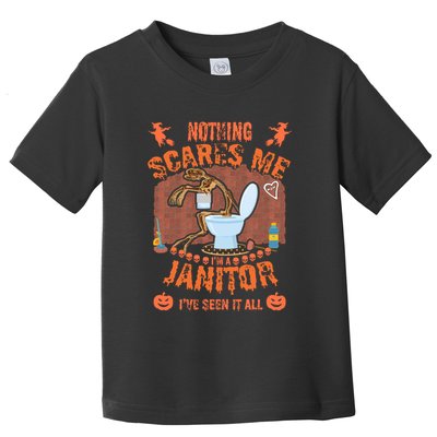 HALLOWEEN JANITORSJANITOR FUNNY HALLOWEEN SAYINGS Toddler T-Shirt