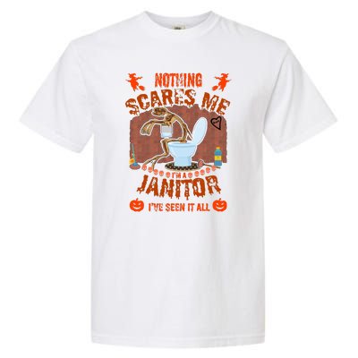 HALLOWEEN JANITORSJANITOR FUNNY HALLOWEEN SAYINGS Garment-Dyed Heavyweight T-Shirt