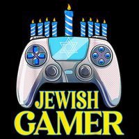 Hanukkah Jewish Gamer Video Game Christmas Xmas Boys Long Sleeve Shirt