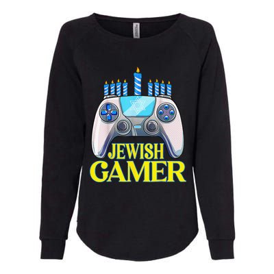 Hanukkah Jewish Gamer Video Game Christmas Xmas Boys Womens California Wash Sweatshirt