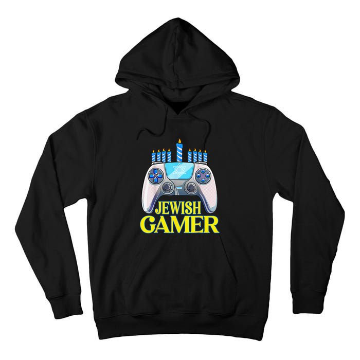 Hanukkah Jewish Gamer Video Game Christmas Xmas Boys Tall Hoodie