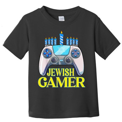 Hanukkah Jewish Gamer Video Game Christmas Xmas Boys Toddler T-Shirt