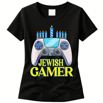 Hanukkah Jewish Gamer Video Game Christmas Xmas Boys Womens T-Shirt