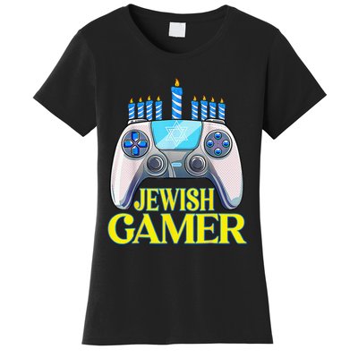 Hanukkah Jewish Gamer Video Game Christmas Xmas Boys Women's T-Shirt