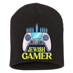 Hanukkah Jewish Gamer Video Game Christmas Xmas Boys Short Acrylic Beanie