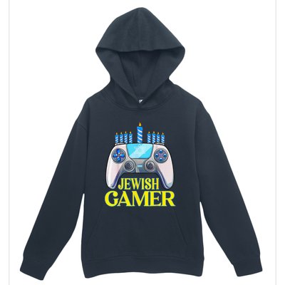 Hanukkah Jewish Gamer Video Game Christmas Xmas Boys Urban Pullover Hoodie