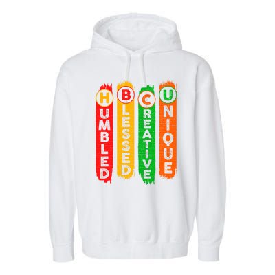 Hbcu Juneteenth Historical Black College Black History Month Gift Garment-Dyed Fleece Hoodie