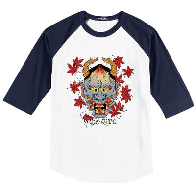 Hannya Japan Baseball Sleeve Shirt