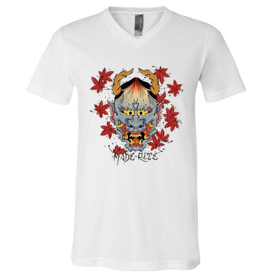 Hannya Japan V-Neck T-Shirt