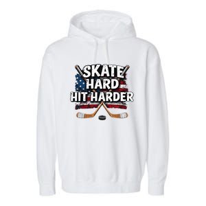 Hockey Jersey Garment-Dyed Fleece Hoodie