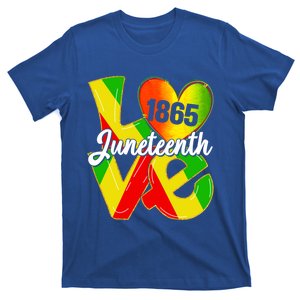 Happy Juneteenth Is My Independence Day Free Black Gift T-Shirt