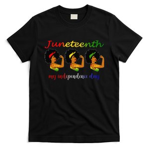 Happy Juneteenth Is My Independence Day Free Black  T-Shirt