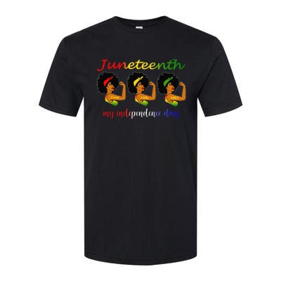 Happy Juneteenth Is My Independence Day Free Black  Softstyle CVC T-Shirt