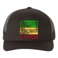 Happy Juneteenth Is My Independence Day Black Yupoong Adult 5-Panel Trucker Hat