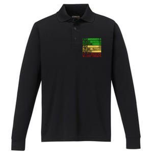 Happy Juneteenth Is My Independence Day Black Performance Long Sleeve Polo