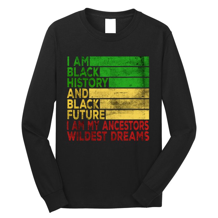 Happy Juneteenth Is My Independence Day Black Long Sleeve Shirt