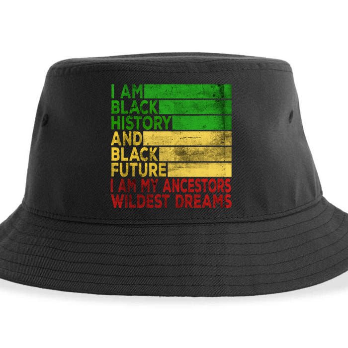 Happy Juneteenth Is My Independence Day Black Sustainable Bucket Hat