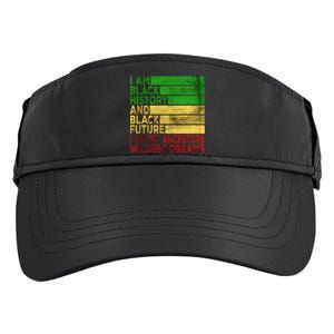 Happy Juneteenth Is My Independence Day Black Adult Drive Performance Visor