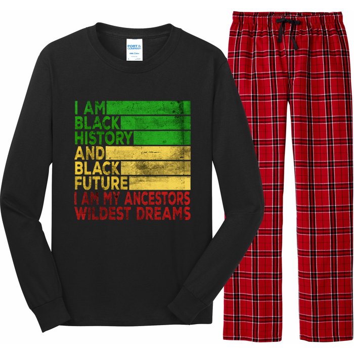 Happy Juneteenth Is My Independence Day Black Long Sleeve Pajama Set