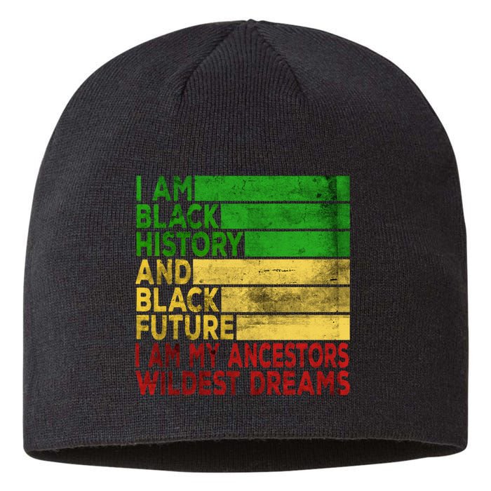 Happy Juneteenth Is My Independence Day Black Sustainable Beanie