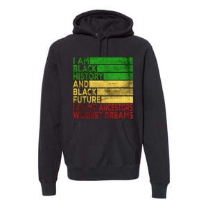 Happy Juneteenth Is My Independence Day Black Premium Hoodie