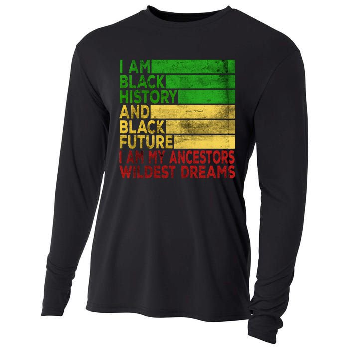 Happy Juneteenth Is My Independence Day Black Cooling Performance Long Sleeve Crew