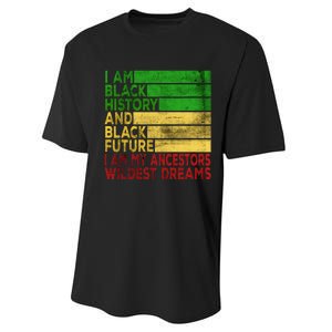 Happy Juneteenth Is My Independence Day Black Performance Sprint T-Shirt