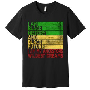 Happy Juneteenth Is My Independence Day Black Premium T-Shirt