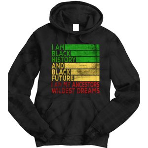 Happy Juneteenth Is My Independence Day Black Tie Dye Hoodie