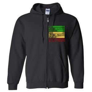 Happy Juneteenth Is My Independence Day Black Full Zip Hoodie