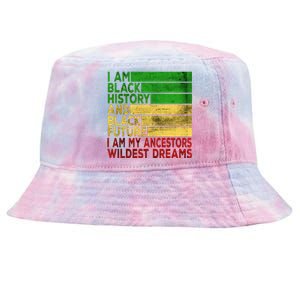 Happy Juneteenth Is My Independence Day Black Tie-Dyed Bucket Hat