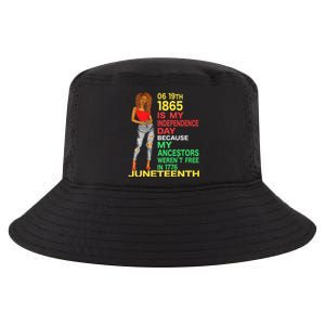 Happy Juneteenth Is My Independence Day Free Black Women Cool Comfort Performance Bucket Hat