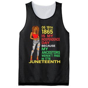 Happy Juneteenth Is My Independence Day Free Black Women Mesh Reversible Basketball Jersey Tank