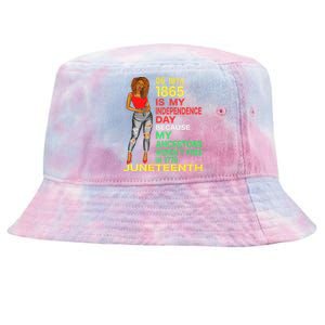 Happy Juneteenth Is My Independence Day Free Black Women Tie-Dyed Bucket Hat