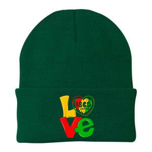 Happy Juneteenth Is My Independence Day Free Black Knit Cap Winter Beanie