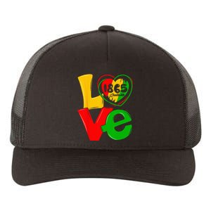 Happy Juneteenth Is My Independence Day Free Black Yupoong Adult 5-Panel Trucker Hat