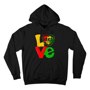 Happy Juneteenth Is My Independence Day Free Black Hoodie