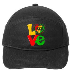 Happy Juneteenth Is My Independence Day Free Black 7-Panel Snapback Hat