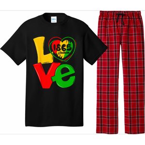 Happy Juneteenth Is My Independence Day Free Black Pajama Set