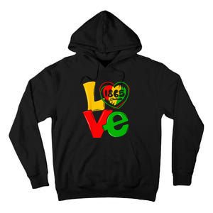 Happy Juneteenth Is My Independence Day Free Black Tall Hoodie