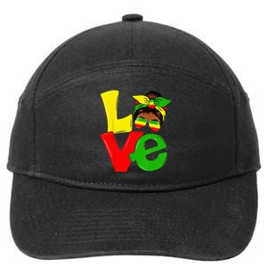 Happy Juneteenth Is My Independence Day Free Black Wo 7-Panel Snapback Hat