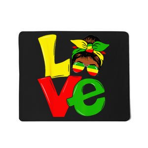 Happy Juneteenth Is My Independence Day Free Black Wo Mousepad