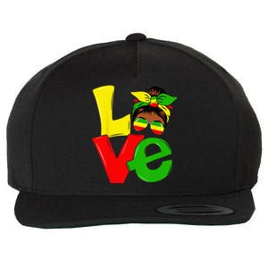 Happy Juneteenth Is My Independence Day Free Black Wo Wool Snapback Cap