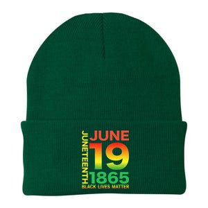 Happy Juneteenth Is My Independence Day Free Ish Black Knit Cap Winter Beanie