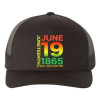 Happy Juneteenth Is My Independence Day Free Ish Black Yupoong Adult 5-Panel Trucker Hat