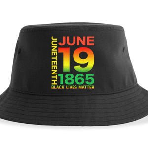 Happy Juneteenth Is My Independence Day Free Ish Black Sustainable Bucket Hat