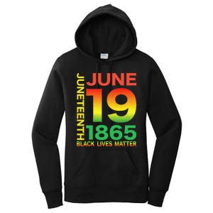 Happy Juneteenth Is My Independence Day Free Ish Black Women's Pullover Hoodie