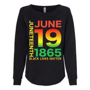 Happy Juneteenth Is My Independence Day Free Ish Black Womens California Wash Sweatshirt