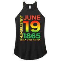 Happy Juneteenth Is My Independence Day Free Ish Black Women's Perfect Tri Rocker Tank