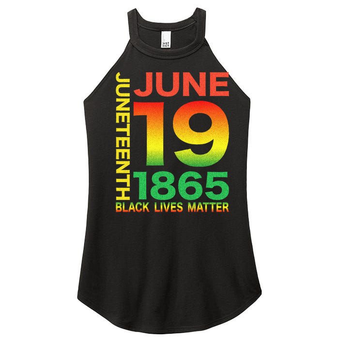 Happy Juneteenth Is My Independence Day Free Ish Black Women's Perfect Tri Rocker Tank